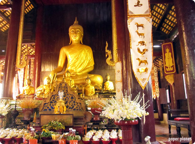 Inside Wat Pan Tao, Chiang Mai