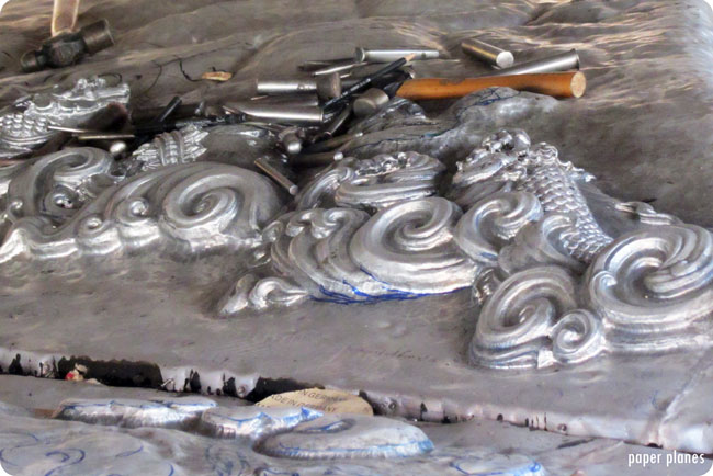 Silvermaking at Wat Srisuphan, Chiang Mai