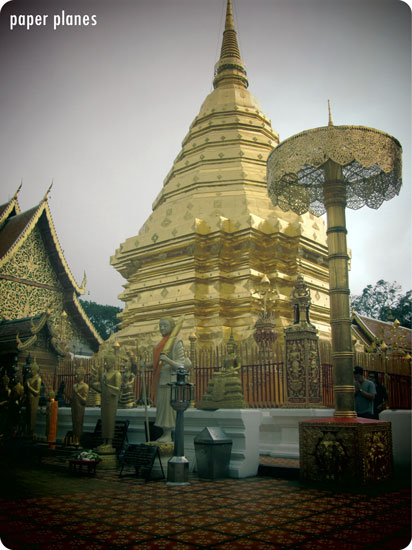 Chedi at Wat Phra Doi Suthep, Chiang Mai