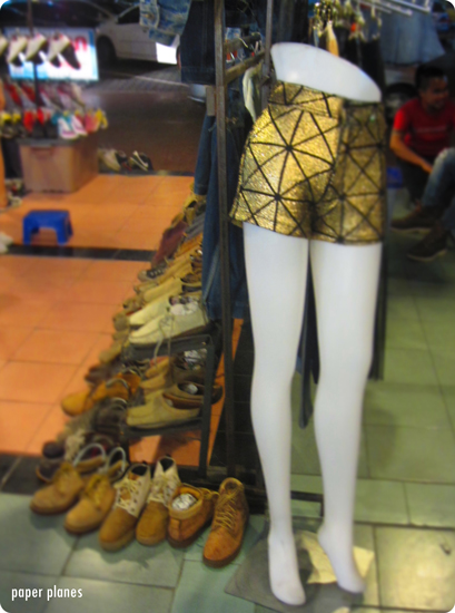 Chiang Mai Student Market Gold Shorts