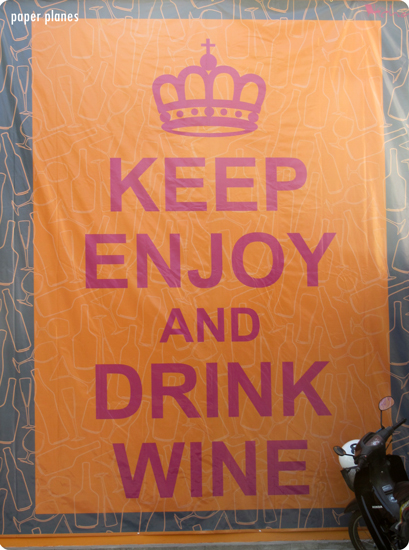 Keep Enjoy and Drink Wine Sign