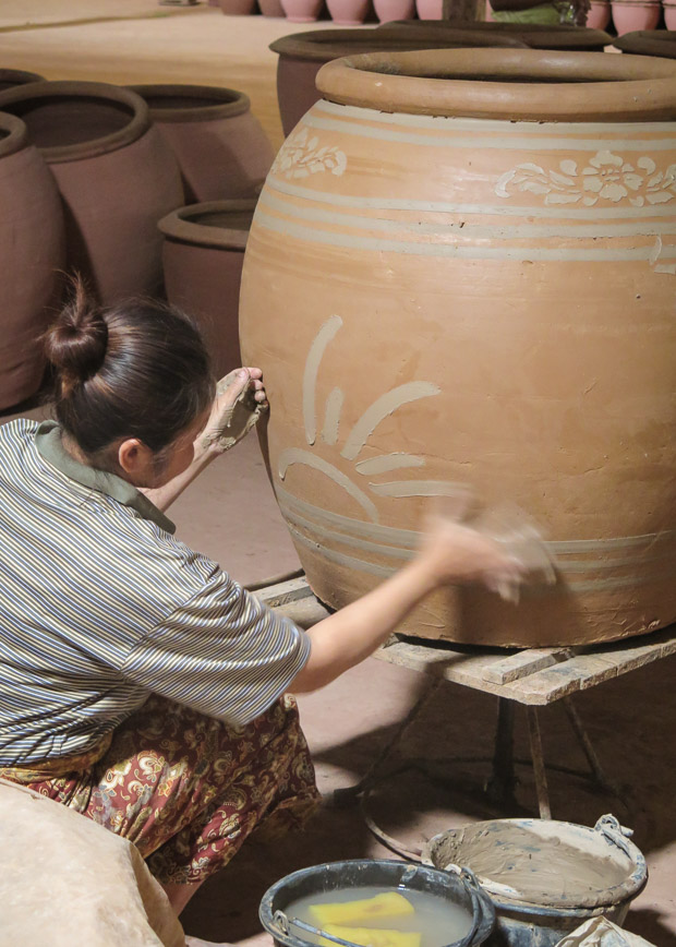 Thai water pots