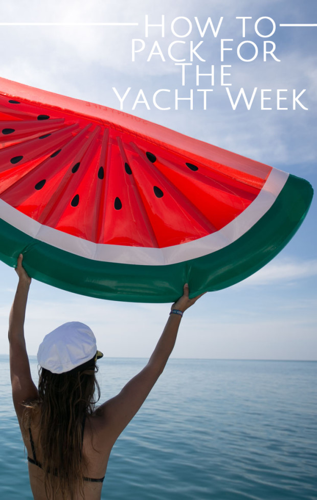 How to Pack for The Yacht Week