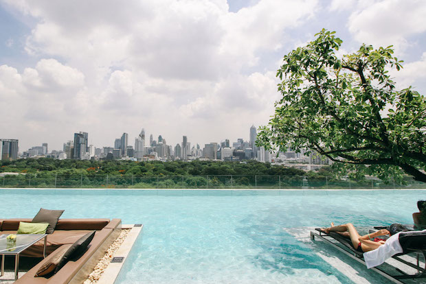 So Sofitel Bangkok rooftop pool
